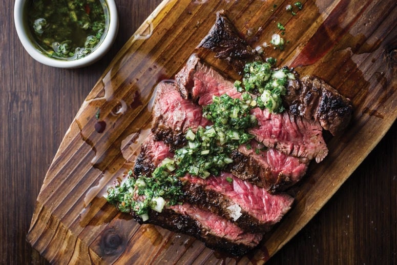 Grilled beef