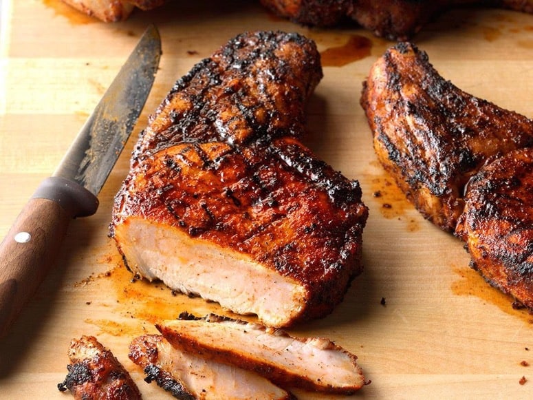 grilled pork