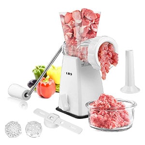 LHS Manual Meat Grinder with Stainless Steel Blades Review